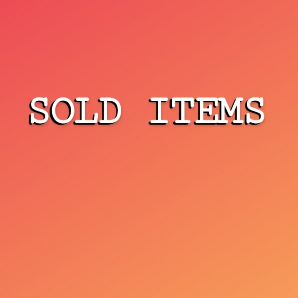❎ SOLD ITEMS ❎